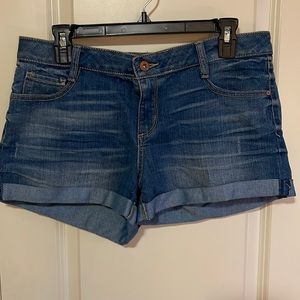 Arizona Jean Company Dark Blue Denim Jean Shorts